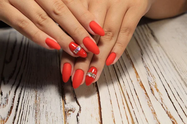 Diseño Brillante Colorido Manicura Verano 2018 — Foto de Stock