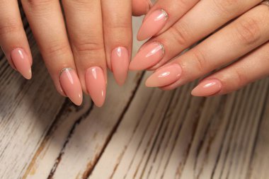 Noel Nail sanat manikür. Kış tatili stili
