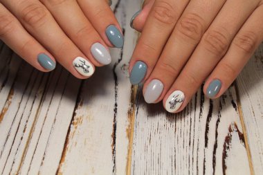 Gençlik tasarım en iyi tırnak manikür, vernik jel