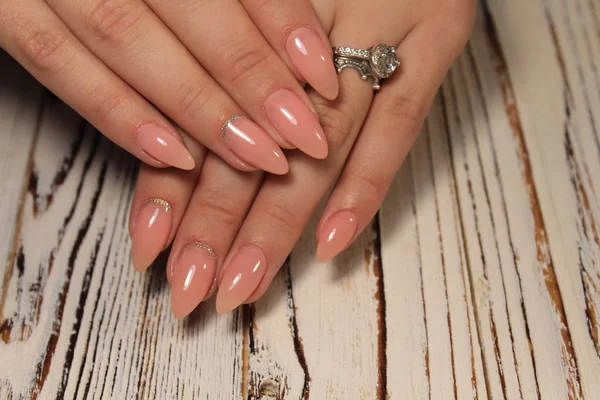 Moda Paznokci Manicure Projektu — Zdjęcie stockowe