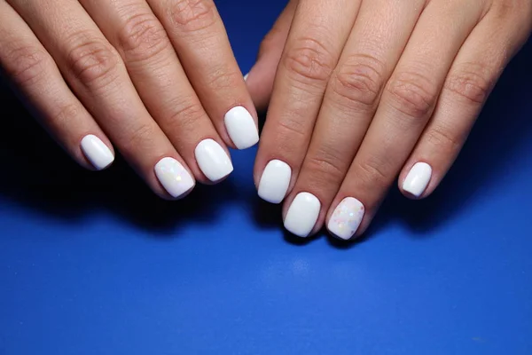 Beautiful Female Hands Beautiful Hand Perfect Nail — Stock Photo, Image