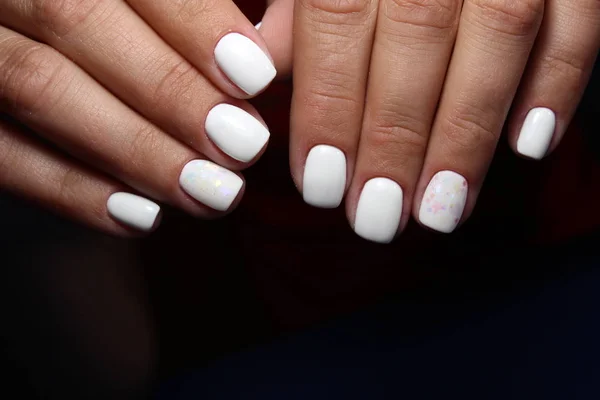 Manicured Nails Nail Polish Art Design Nail Polish Beauty Hands — Stock Photo, Image