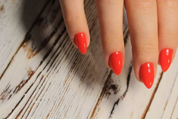 Mode Manicure Met Een Ontwerp Een Mooie Textuur — Stockfoto