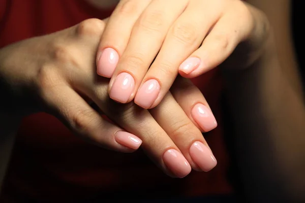 Schöne Frauenhände Schöne Hand Mit Perfektem Nagel — Stockfoto