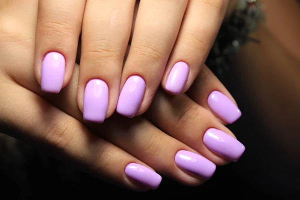 Beauty Natural Nails Perfect Clean Manicure — Stock Photo, Image