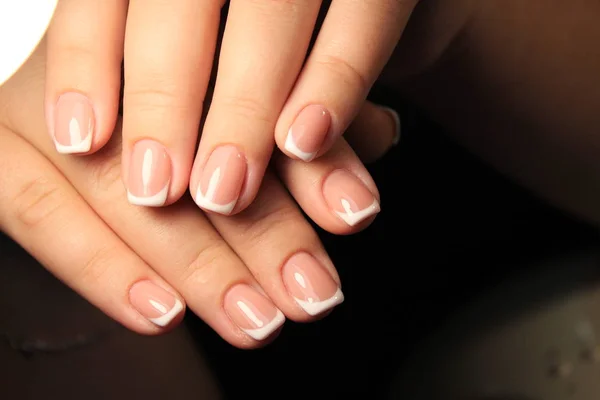 Manicure Moda Con Design Una Bella Texture — Foto Stock