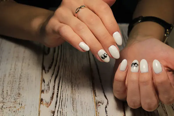 Diseño Manicura Juvenil Mejores Uñas — Foto de Stock