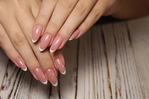 Manicure Moda Con Design Una Bella Texture — Foto Stock