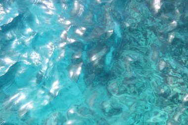 Mavi su dokusu dalgasını kapat