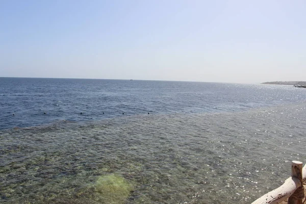 Costa Mar Mediterrâneo Egito — Fotografia de Stock