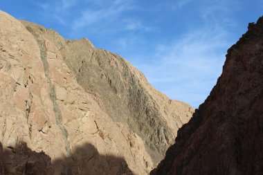 Güzel kanyon, Mısır'daki dağlar. Bir Sharm el-Sheikh