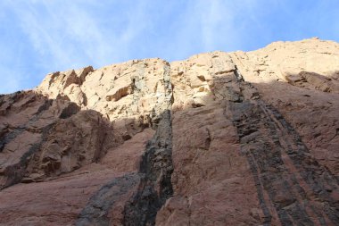 Güzel kanyon, Mısır'daki dağlar. Bir Sharm el-Sheikh