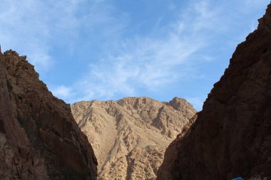 Güzel kanyon, Mısır'daki dağlar. Bir Sharm el-Sheikh