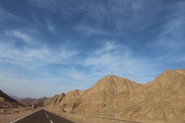 Güzel kanyon, Mısır'daki dağlar. Bir Sharm el-Sheikh