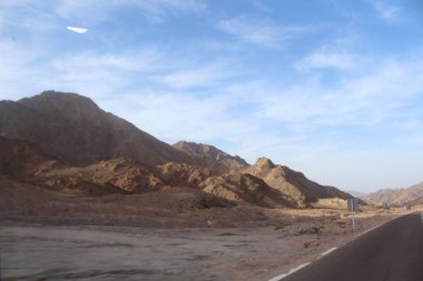 Güzel kanyon, Mısır'daki dağlar. Bir Sharm el-Sheikh