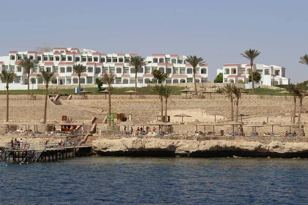 Vista Desde Yate Costa Del Mar Rojo — Foto de Stock