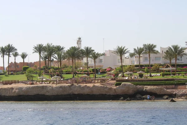 Vista Desde Yate Costa Del Mar Rojo — Foto de Stock