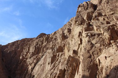 Güzel kanyon, Mısır'daki dağlar. Bir Sharm el-Sheikh