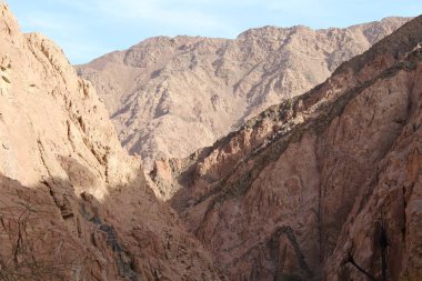 Güzel kanyon, Mısır'daki dağlar. Bir Sharm el-Sheikh