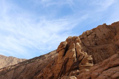 Güzel kanyon, Mısır'daki dağlar. Bir Sharm el-Sheikh
