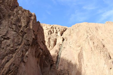 Güzel kanyon, Mısır'daki dağlar. Bir Sharm el-Sheikh
