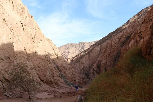 風景です エジプトの谷の山の山脈 — ストック写真