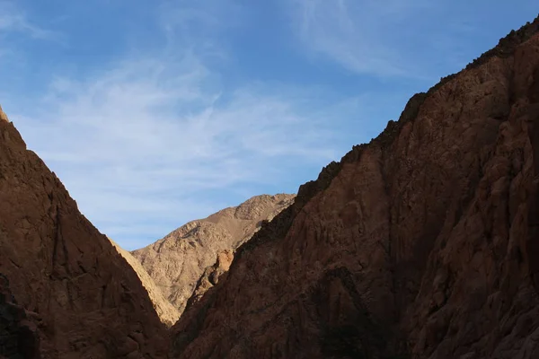 Fantastiche Montagne Africane Contro Cielo Blu — Foto Stock