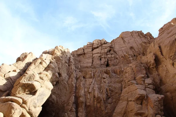 시나이산의 놀라운 이집트의 아름다운 산에서 바라본 아름다운 — 스톡 사진