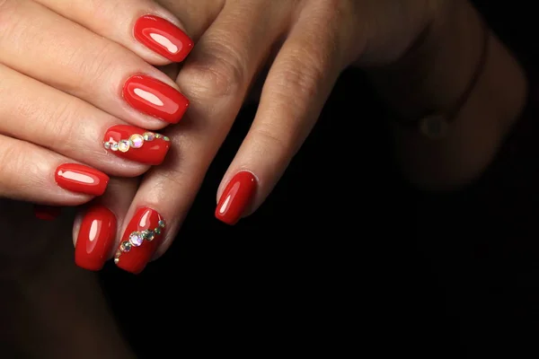 Youth Manicure Design Best Nails Gel — Stock Photo, Image