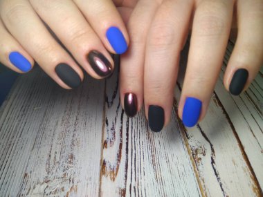 göz alıcı güzel manikür çivi