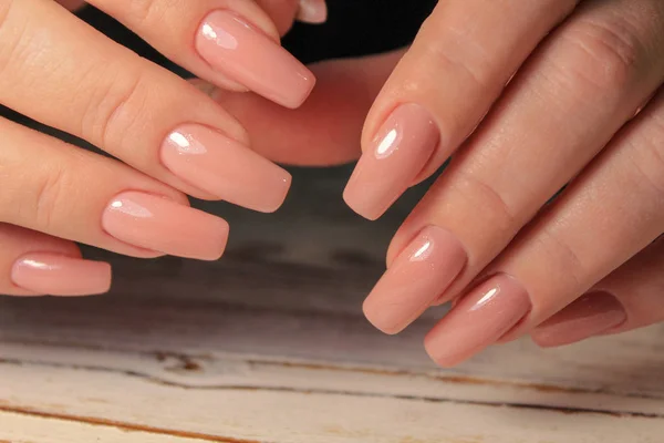 Modny Design Manicure Dziewcząt — Zdjęcie stockowe