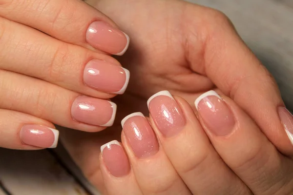 Progetto Alla Moda Manicure Ragazze — Foto Stock