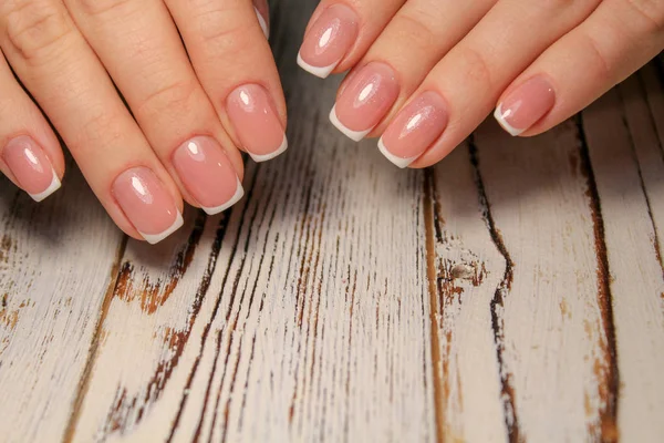 Beauty Natural Nails Perfect — Stock Photo, Image