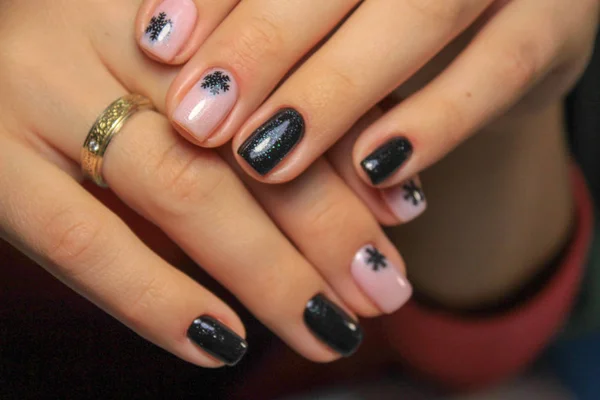 Youth Manicure Design Best Nails — Stock Photo, Image