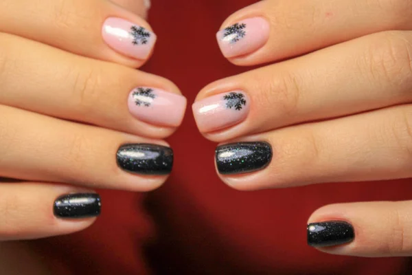 Jeugd Manicure Ontwerpen Beste Nagels — Stockfoto