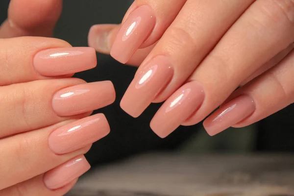 Sexy Grijze Manicure Achtergrond Van Een Trendy Textuur — Stockfoto