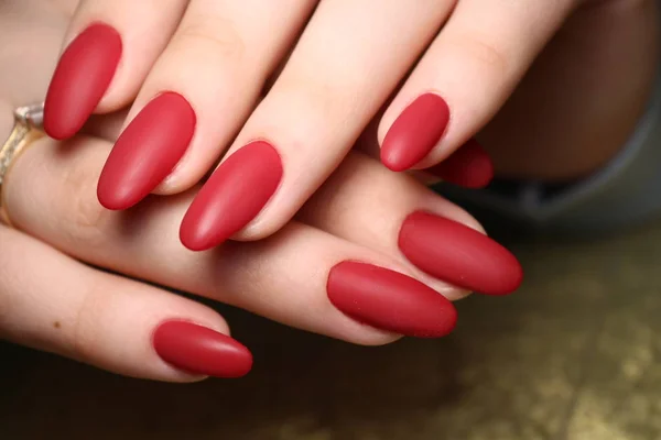 Manicura Arte Natal Estilo Férias Inverno Manicure Brilhante Com Gemas — Fotografia de Stock