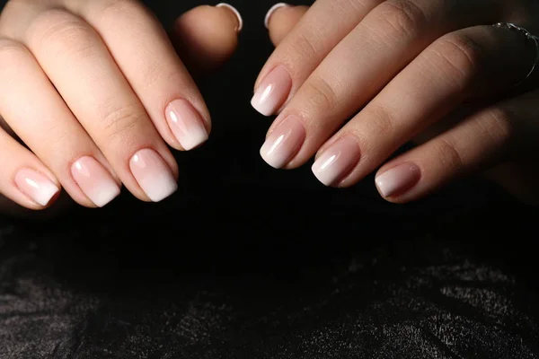 Betoverend Mooie Manicure Een Trendy Textuur — Stockfoto