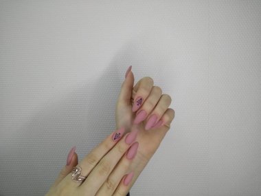 Gençlik manikür tasarım en iyi çivi, kolaj