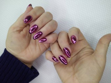 Gençlik manikür tasarım en iyi çivi, kolaj