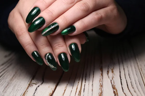 Gepflegte Nägel Nagellack Art Design Besten — Stockfoto