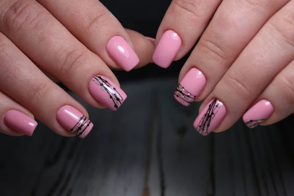 Manicure com unhas longas — Fotografia de Stock