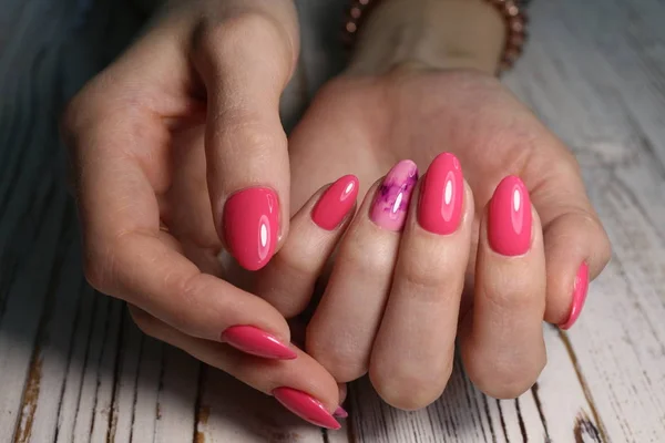 Fashion nails manicure — Stock Photo, Image