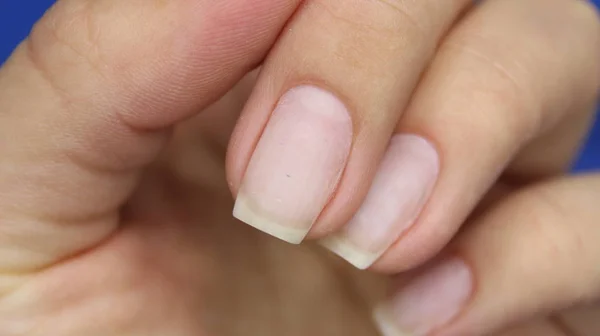 Manicure de unhas de moda — Fotografia de Stock