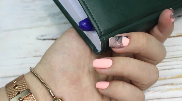 Moda paznokci manicure — Zdjęcie stockowe