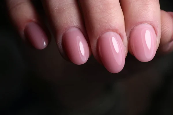 Manicure con unghie lunghe — Foto Stock