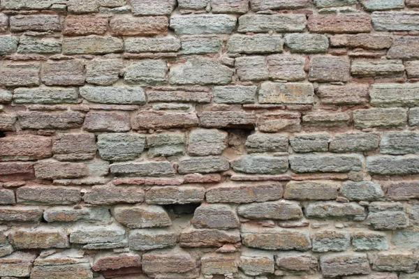 Кирпичная кладка, красивая стена. Интересный каменный фон . — стоковое фото