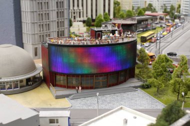 Küçük boyutlu oyuncak şehir, çok güzel