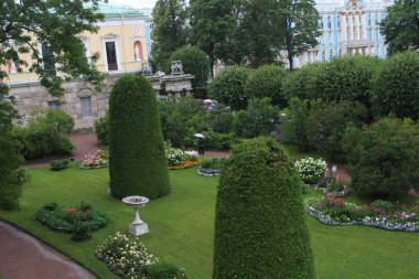 Eski, St. Petersburg'daki Catherine Park. Rusya