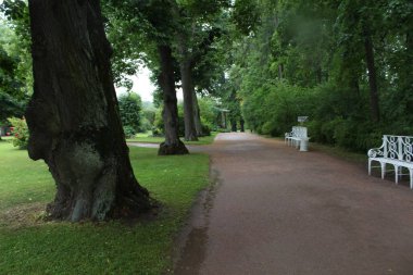 Eski, St. Petersburg'daki Catherine Park. Rusya